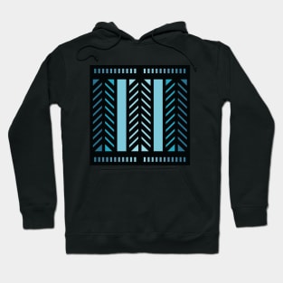 “Dimensional Uplift” - V.3 Blue - (Geometric Art) (Dimensions) - Doc Labs Hoodie